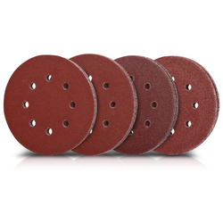 ZESTAW 20x Krążek PAPIER ŚCIERNY na RZEP, krążki 150mm