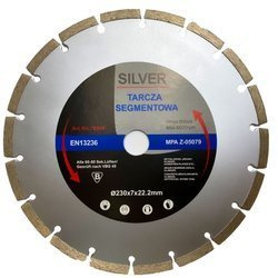 TARCZA DIAMENTOWA SEGMENT BETON CEGŁA KLINKIER KOSTKA 230mm