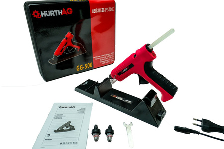 PISTOLET DO KLEJENIA KLEJU NA GORĄCO HurthAG GG-500 80W WKŁADY